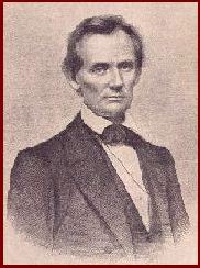 Drawing of Lincoln from the Brady photograph of 1860